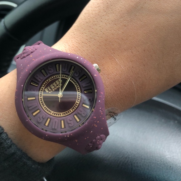 Versace Accessories - Purple versus Versace Watch